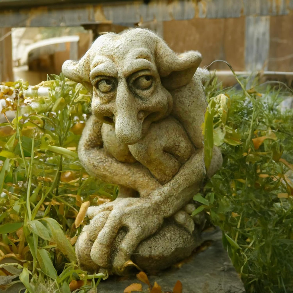 Cast Stone Troll Statues V2375