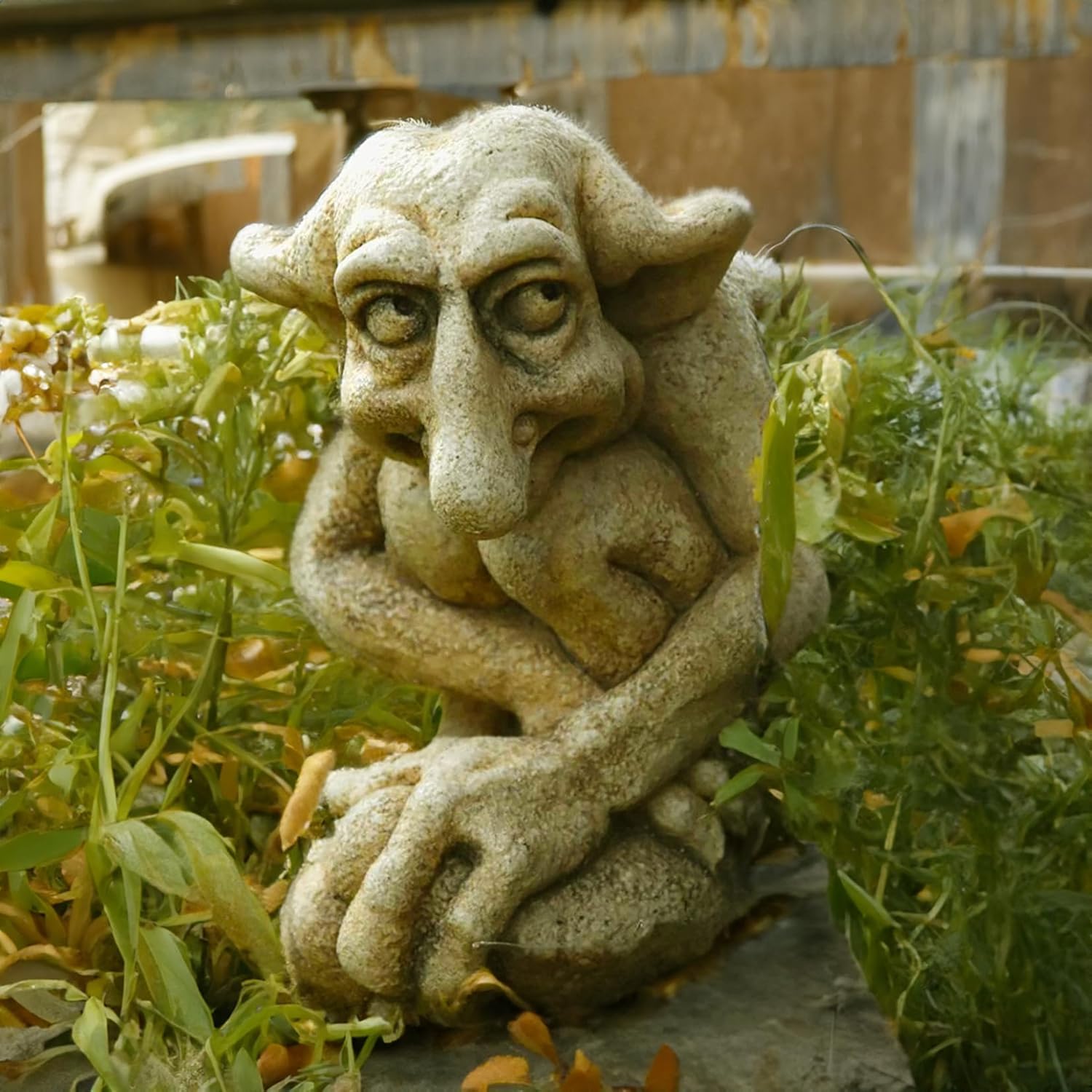 Cast Stone Troll Statues V2375