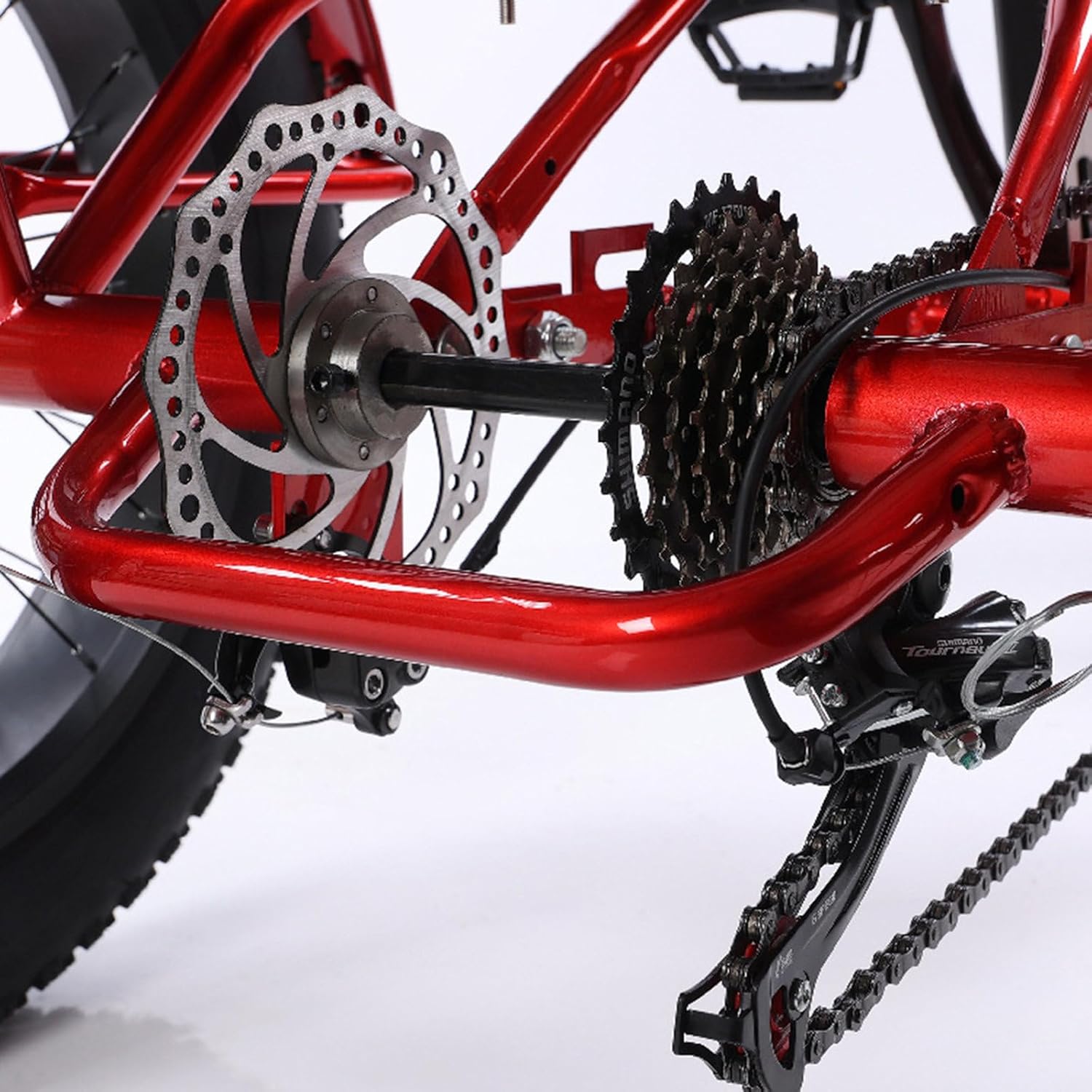 7-Speed All Terrain Fat Tire Trike 26'' Front Wheel 24'' Rear Wheel P706