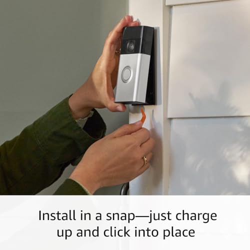Satin Nickel Battery Doorbell W205