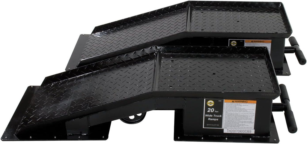 Black Wide Truck Ramp - 20 Ton Capacity A1171