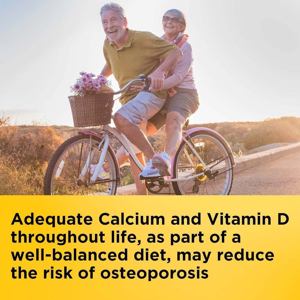 Calcium 600 mg with Vitamin D3 Dietary Supplement 100 Softgels U676472