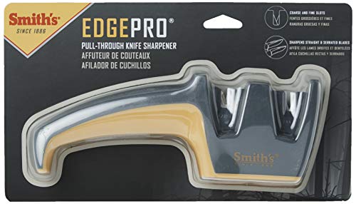 Grey Pull-Thru Knife Sharpener with Coarse & Fine Sharpeners W499278
