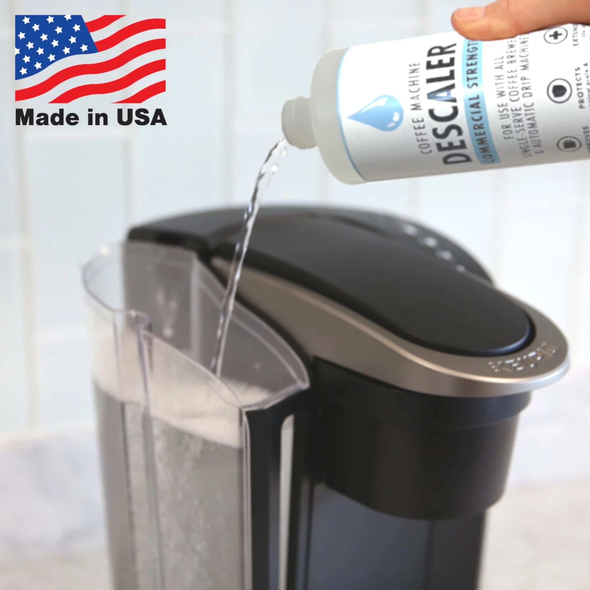 Descaler & Cleaner (6 Uses) Descaling Solution for Coffee Makers & Espresso Machines C487904