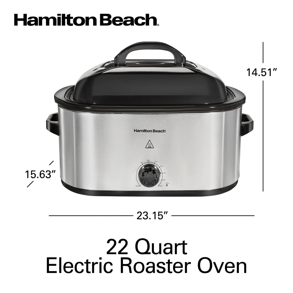 22 Quarts Stainless Steel Electric Roaster Oven Z25632