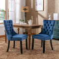 Green Velvet Dining Chairs Set of 2 Q3332