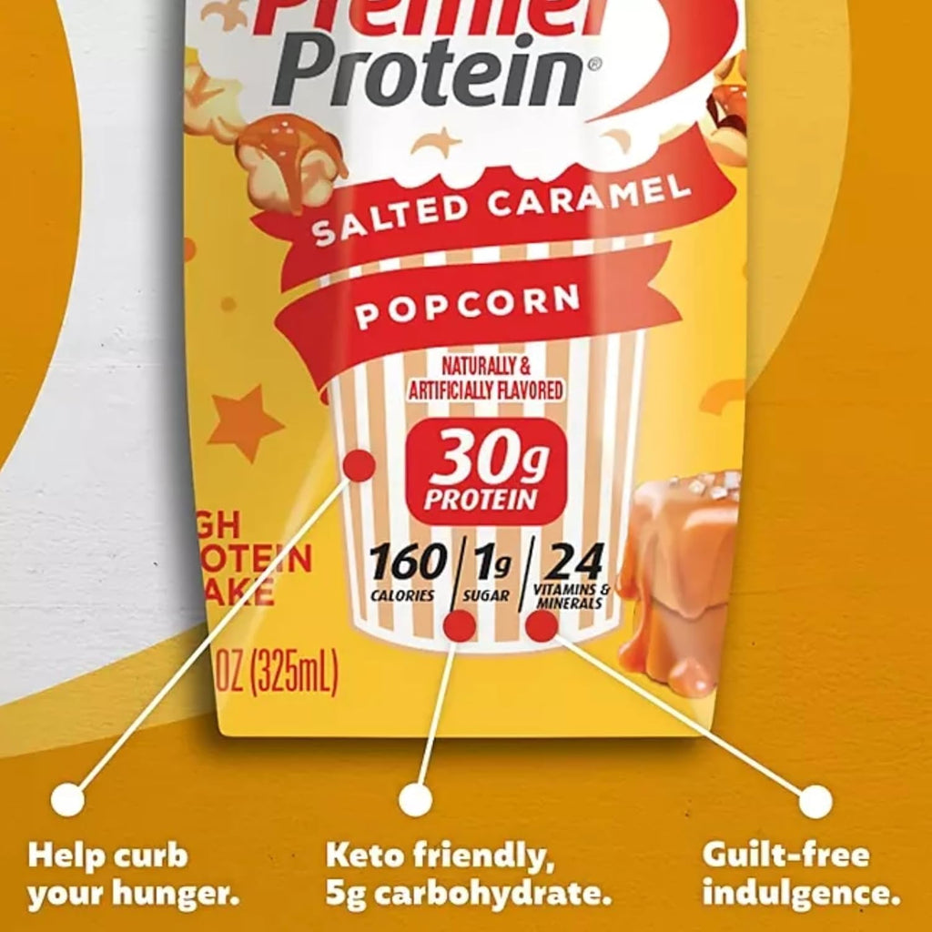 Salted Caramel Popcorn Protein Shake, 11 fl. oz., 7 pk N7686
