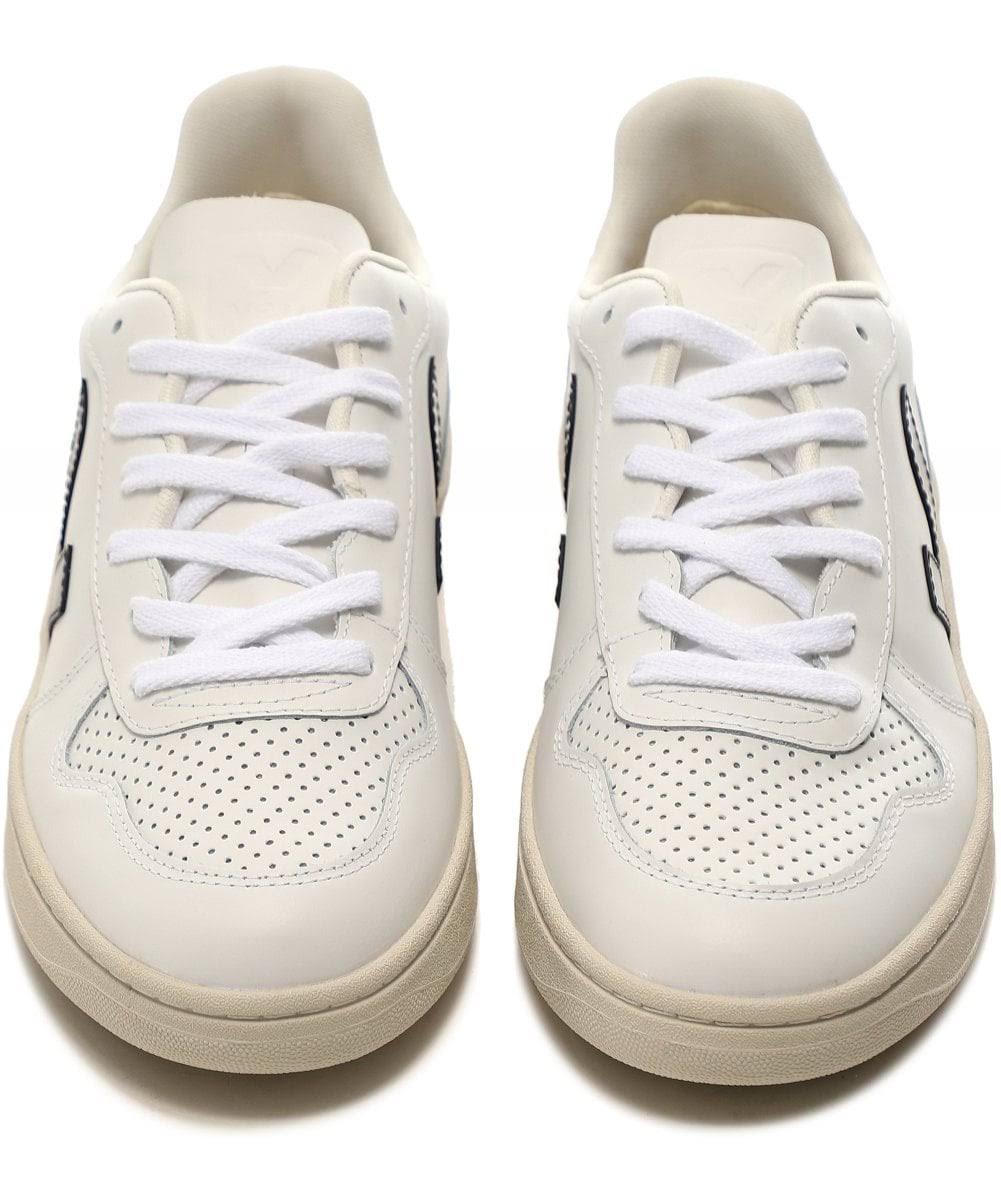 White Leather Sneakers R23408