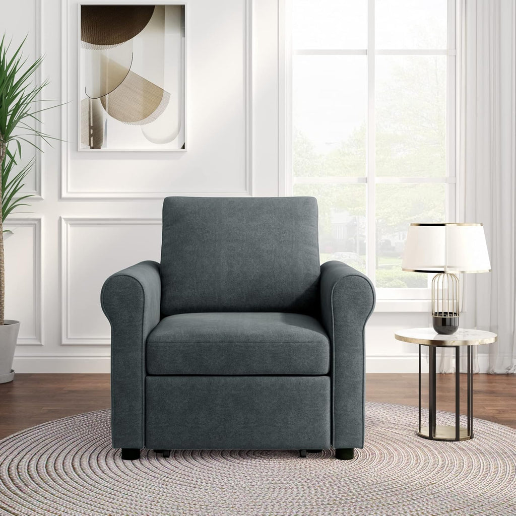 Deep Blue 3-in-1 Convertible Sofa Bed Chair Z641074
