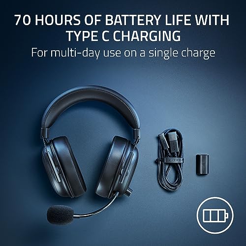 Black 280g Wireless Gaming Headset U661390