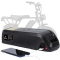 36V 48V 52V 15Ah 20Ah Electric Bike Lithium Battery with 3A Fast Charger and BMS E430