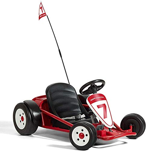 36V Battery-Powered Kids Electric Go-Kart with Adjustable Seat, Rubber Wheels, Grey F768616