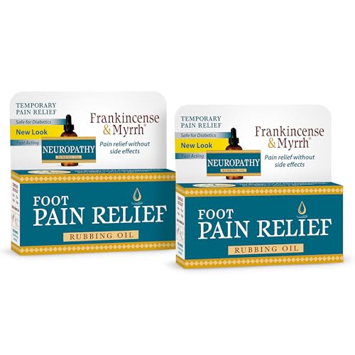Foot Pain Relief Rubbing Oil with Essential Oils - 2 Pack D764661