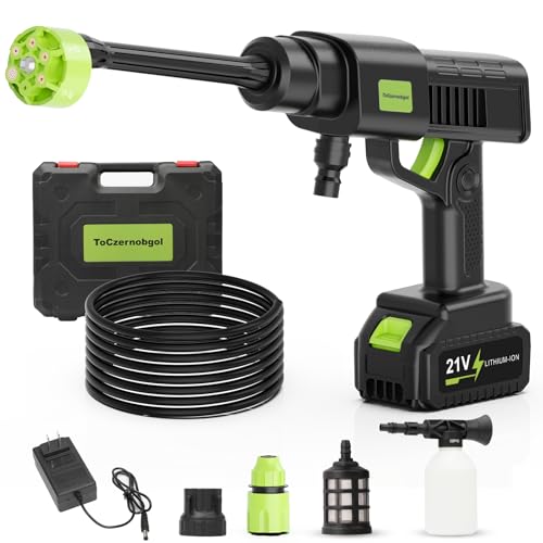 Cordless Portable Pressure Washer with 6-in-1 Nozzle M8306