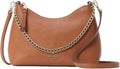 Warm Gingerbread Pebbled Leather Crossbody Bag J85248