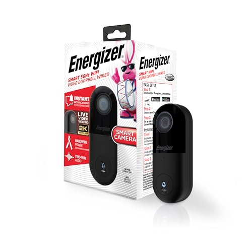 Wired 2K Video Doorbell Security Camera with Night Vision T352147