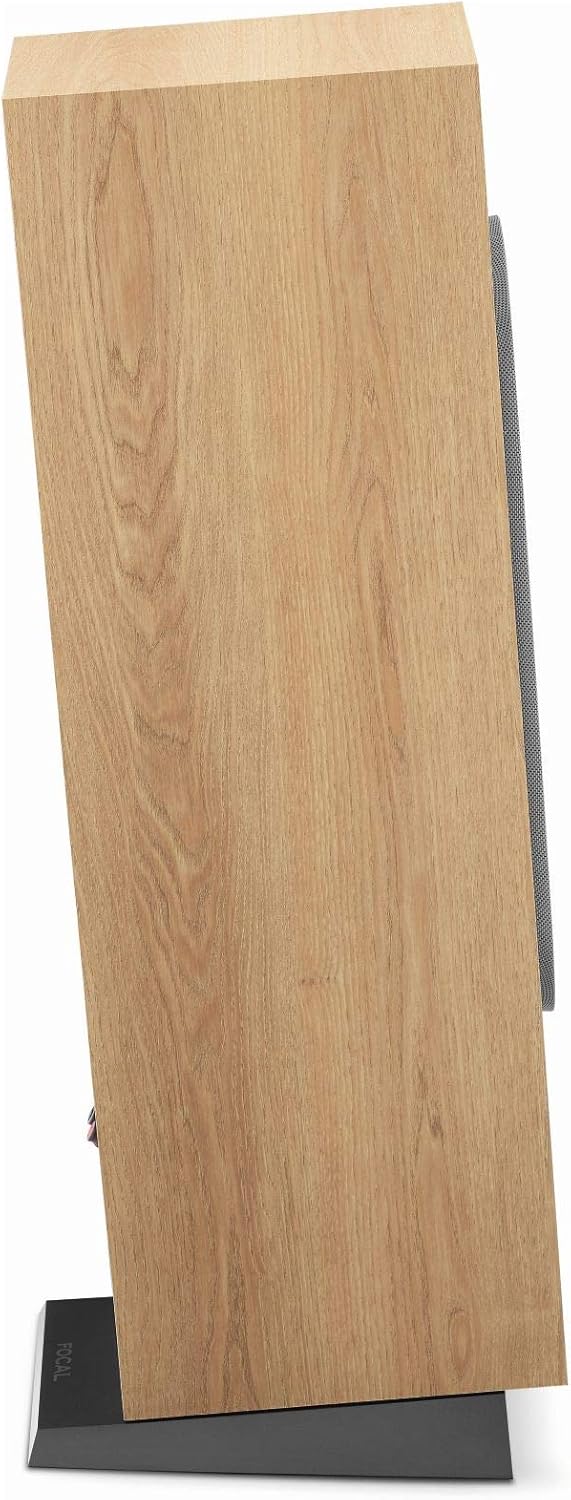 Light Wood 3-Way Floorstanding Speakers A171304