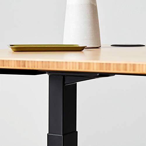 Bamboo Top Electric Adjustable Height Standing Desk H72634