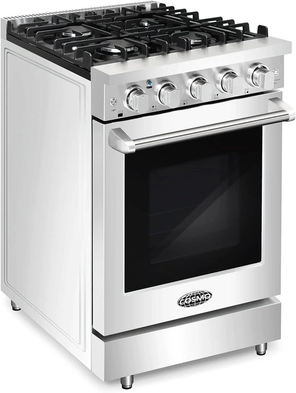 24 in. Freestanding Gas Range with 3.73 cu. ft. Capacity Oven in Stainless Steel G240