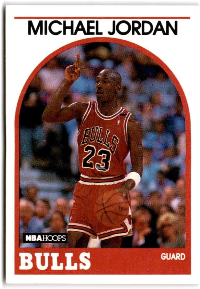 1989-90 Hoops #200 Michael Jordan Chicago Bulls Basketball Trading Card A615