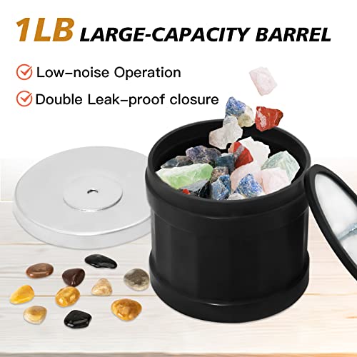 3LB Rock Tumbler Kit with Rocks and Grit F712783