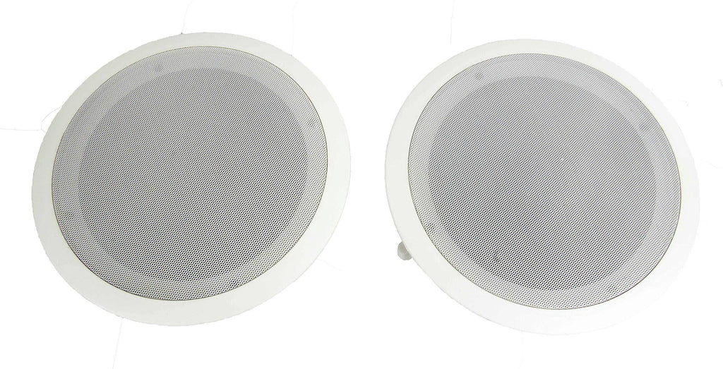 8x22 1000W Round Wall and Ceiling Speakers 2 Pair K238