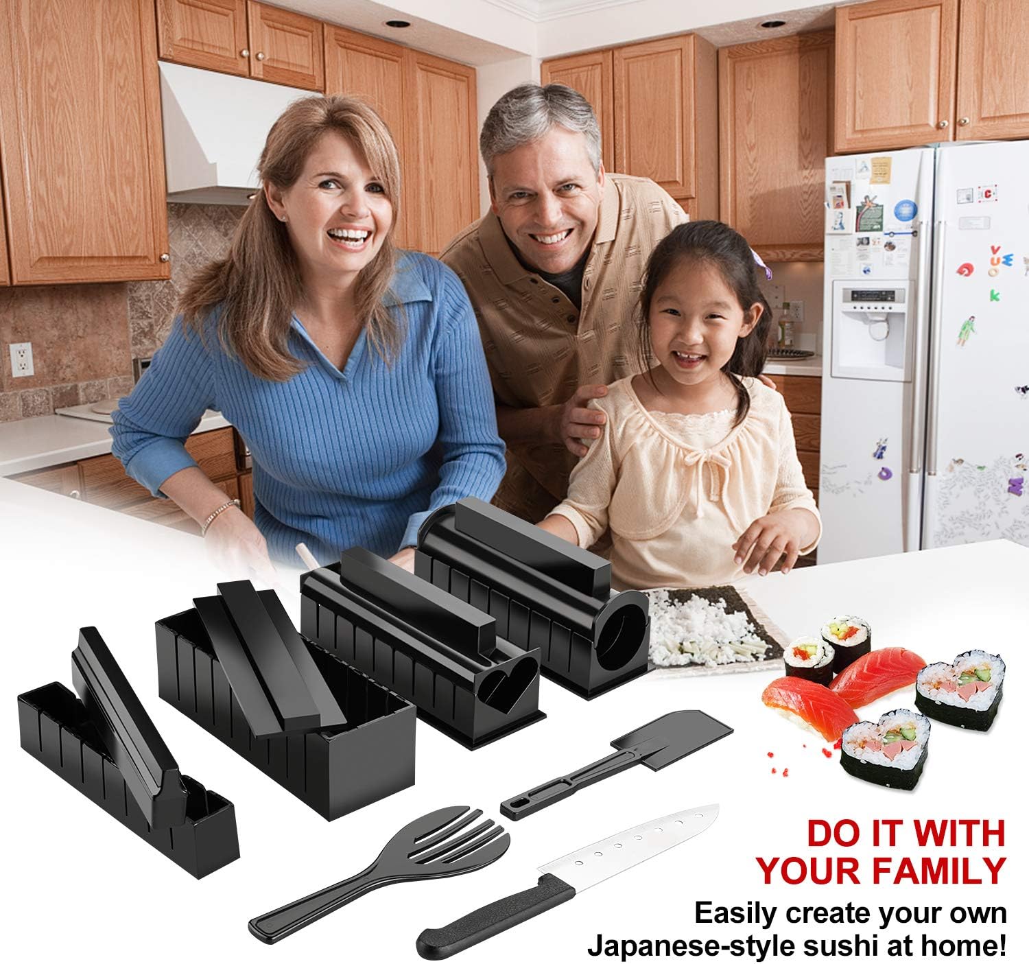 11pcs Sushi Making Kit F32502