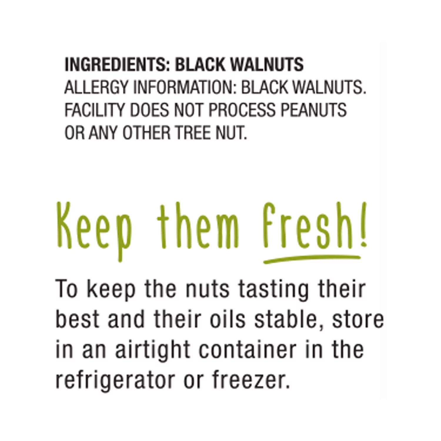 1lb Black Walnuts B85972