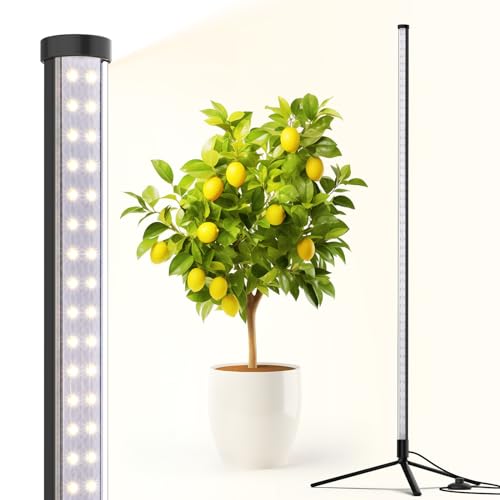 42W 169 LEDs Full Spectrum T10 Vertical Standing Plant Grow Light with Tripod Floor Stand M890