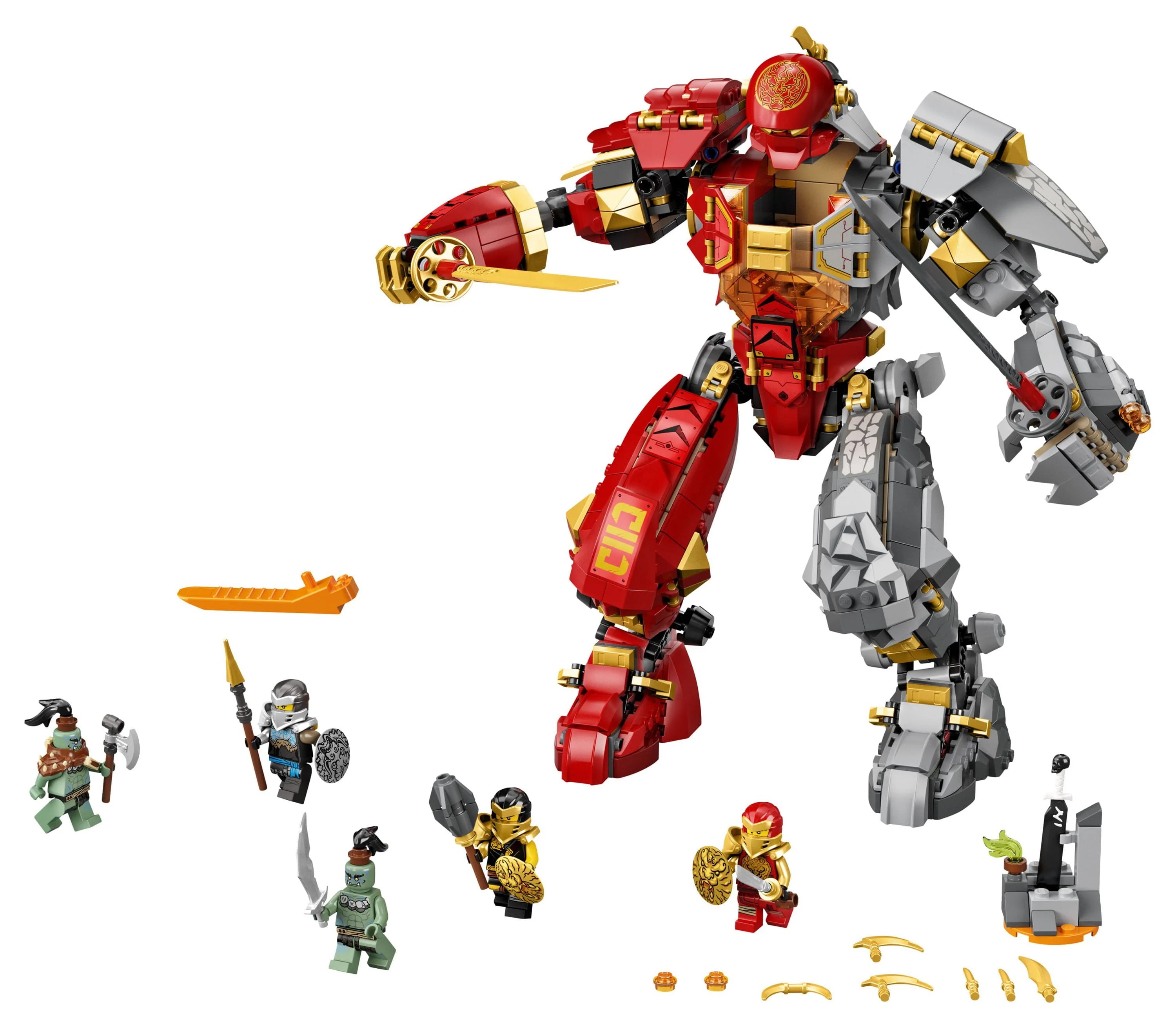 Fire Stone Mech Building Toy (968 Pieces) B72170