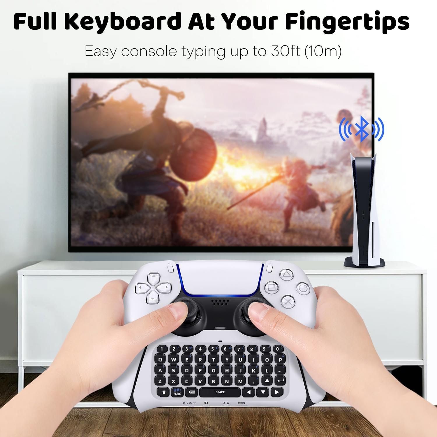 PS5 Controller Keyboard Attachment W757