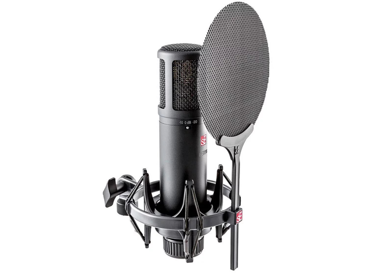 Large Diaphragm Condenser Mic with Shockmount and Filter T1427