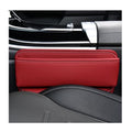 Car Seat Gap Organizer Leather Auto Console Side Storage Box Q946