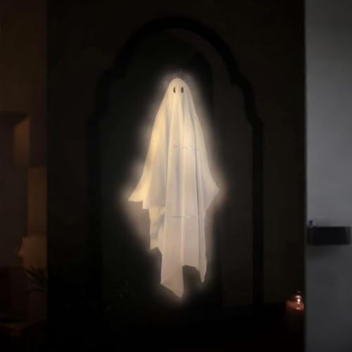 Halloween Hologram Ghost Mirror Decal F61006