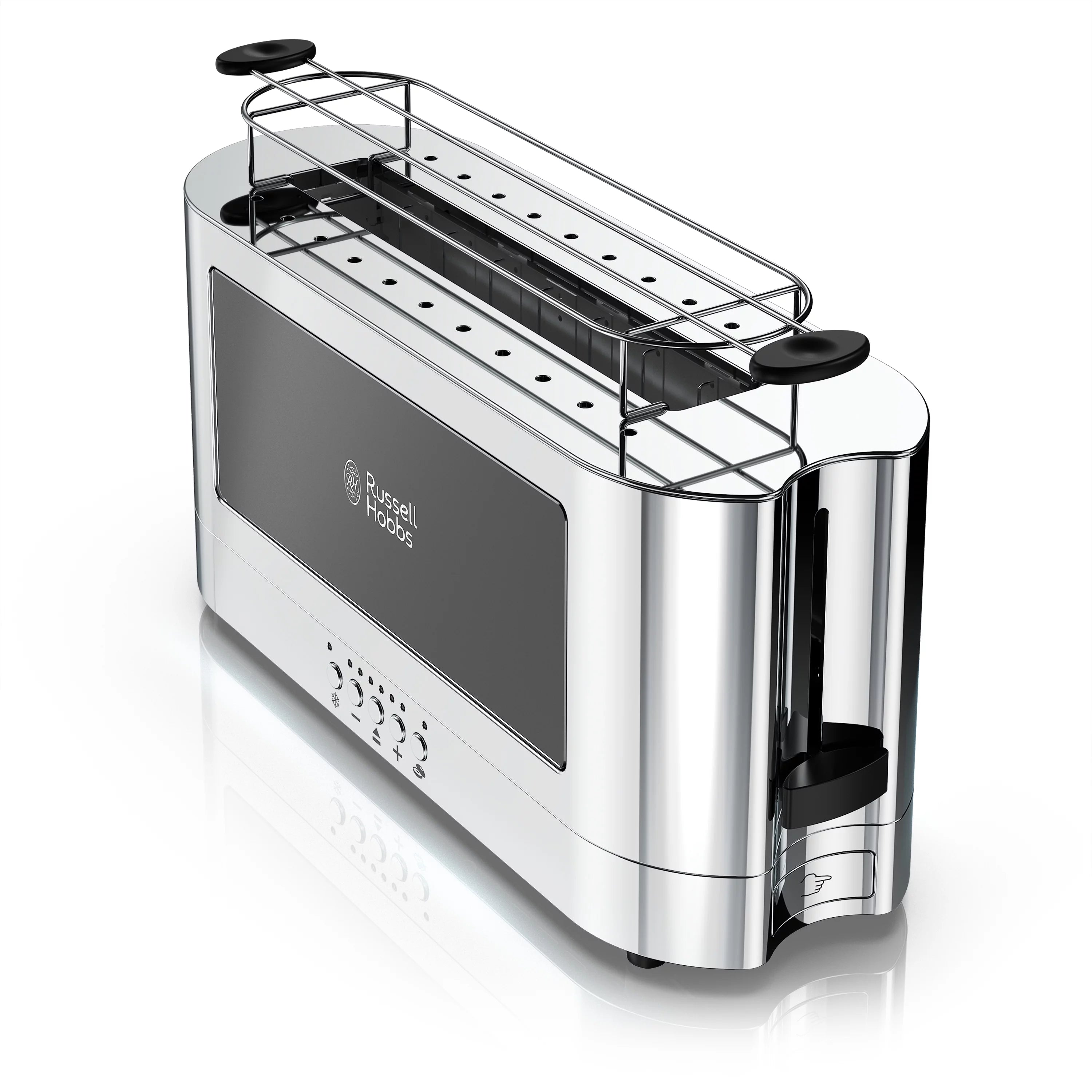 Black & Silver 2-Slice Long Toaster I301434
