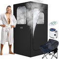 Navy Blue Portable Steam Sauna with Chair S7956