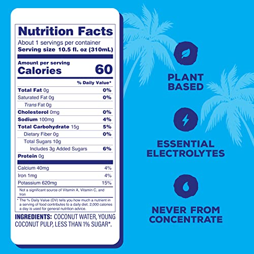 Coconut Water, 10.5 FL OZ (24 Pack) M6773