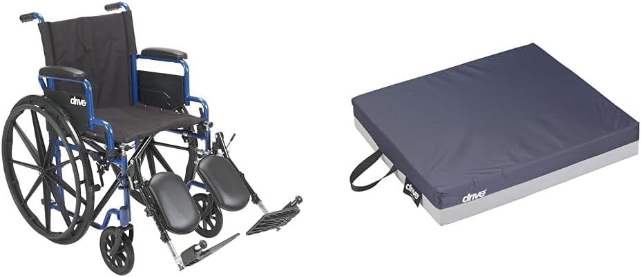 Lightweight Wheelchair with Swing-Away Elevating Leg Rests and Flip-Back Arms E3287