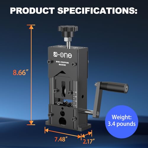 Manual Wire Stripping Machine, 0.06"-1.18" Wire Stripping Machine B314