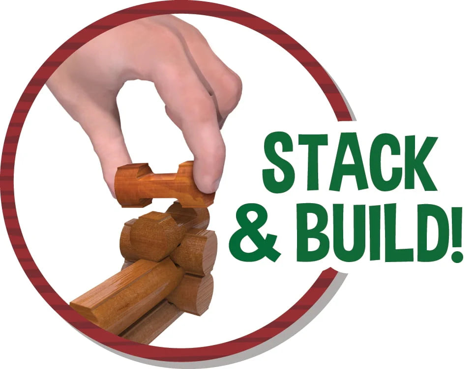 Real Wood Logs - 102 parts J14696