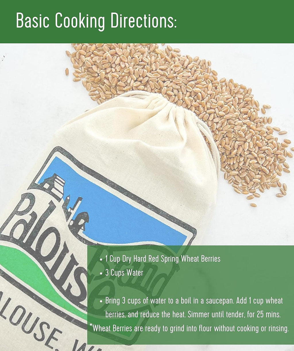 25 LBS Hard Red Spring Wheat Berries E326