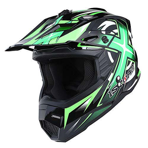 Matt Black Full Face Motocross Helmet M53028