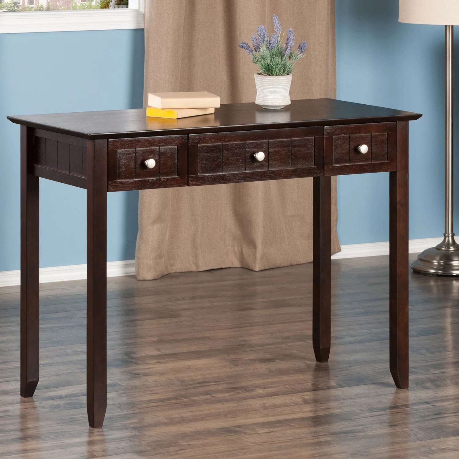 Traditional Writing Desk, Coffee Finish N9050