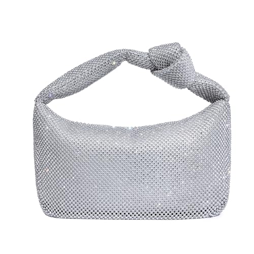 Knotted Rhinestone Evening Bags Small Purse H3958