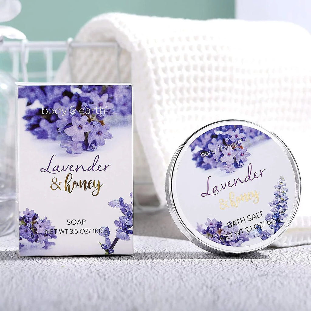 8 Pcs Lavender and Honey Spa Gift Sets O112249