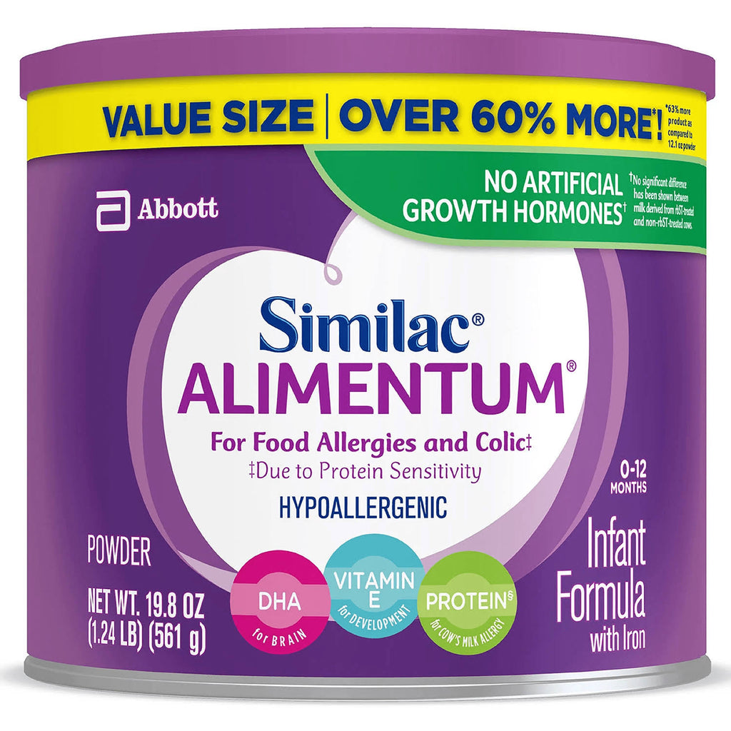 Hypoallergenic Baby Formula Powder, 4 Pack, 19.8 oz D340191