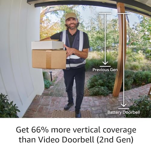 Satin Nickel Battery Doorbell W205