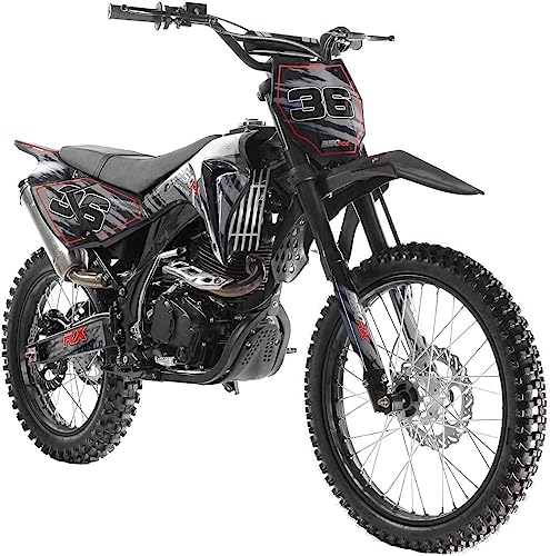 Green 250cc Dirtbike with 5 Speed Manual Clutch 21/18 inch Tires N981433
