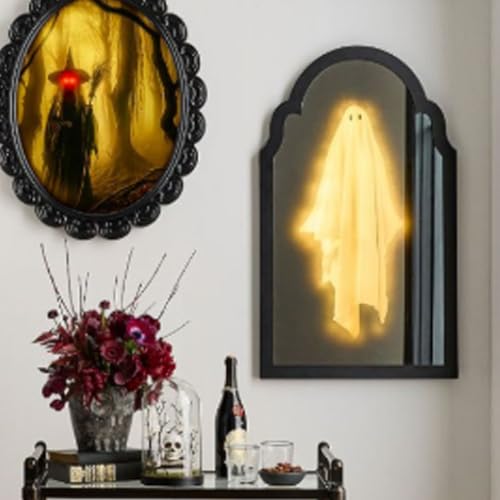 Halloween Hologram Ghost Mirror Decal F61006