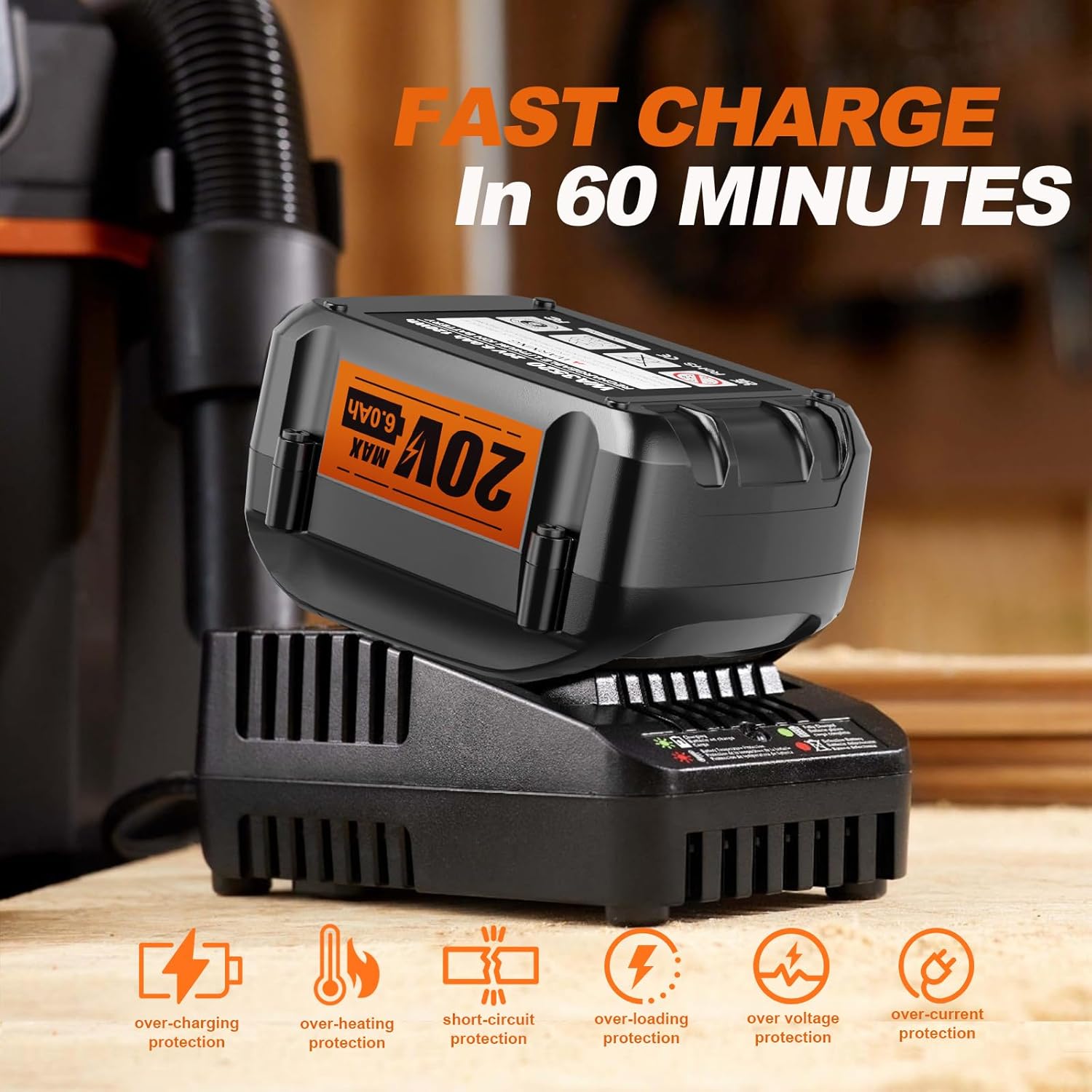 20V 6.0Ah Battery F215854